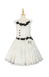 Miss Point Dream Lace Salopette(Reservation/2 Colours/Full Payment Without Shipping)